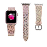 Mermaid Apple Watch Leather Band Rose Gold / For 42mm and 44mm The Ambiguous Otter