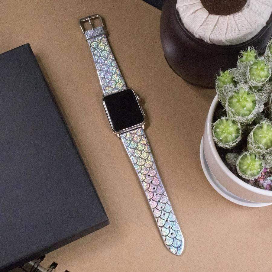 Mermaid Apple Watch Leather Band The Ambiguous Otter