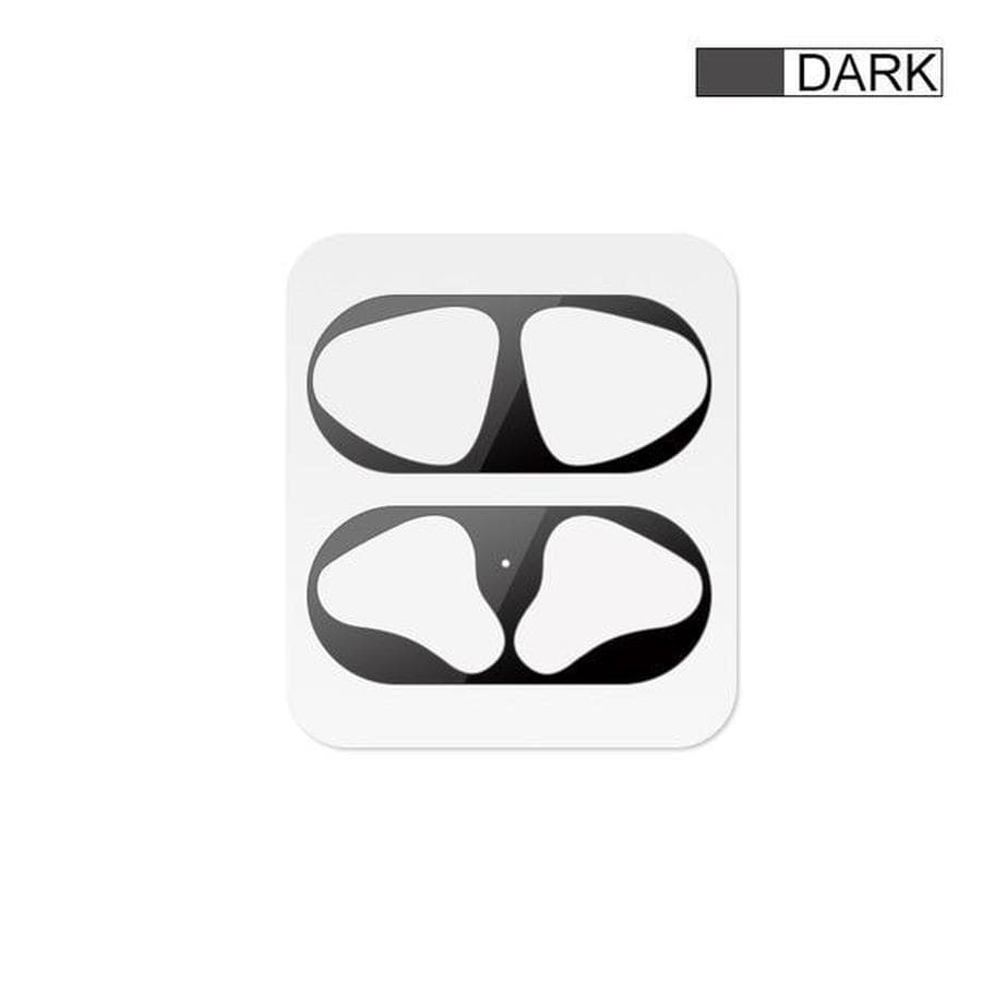 Metal Protective Dust Guard Sticker | AirPods Black The Ambiguous Otter