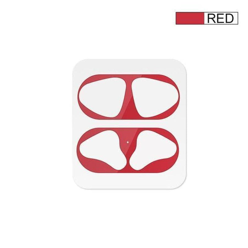 Metal Protective Dust Guard Sticker | AirPods Red The Ambiguous Otter