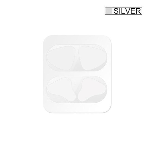 Metal Protective Dust Guard Sticker | AirPods Silver The Ambiguous Otter
