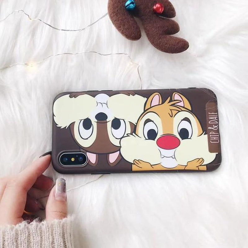 Mickey & Friends Soft Silicone iPhone Case Chip n Dale / For iphone 6 6s The Ambiguous Otter