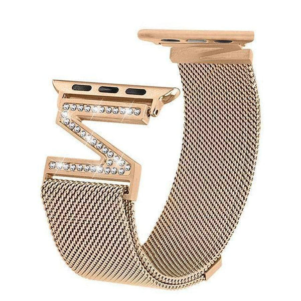Milanese Loop Z Bling Apple Watch Band gold / 38mm The Ambiguous Otter