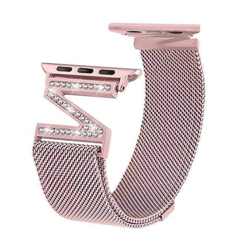 Milanese Loop Z Bling Apple Watch Band rose / 38mm The Ambiguous Otter