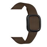 Modern Apple Watch Leather Loop  Band Brown | Black / 40mm | 38mm The Ambiguous Otter