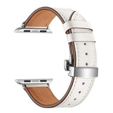Olamoira Apple Watch Leather Band China / White | Silver / 40mm The Ambiguous Otter
