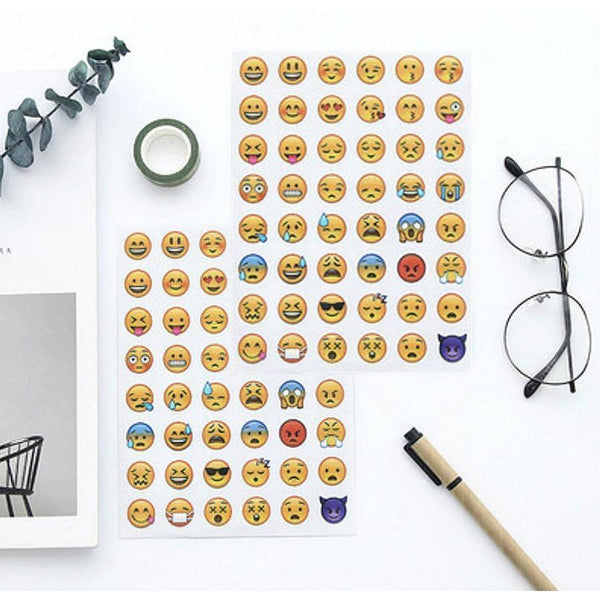 Otter's 10 Sheets 48 Emoji Stickers The Ambiguous Otter
