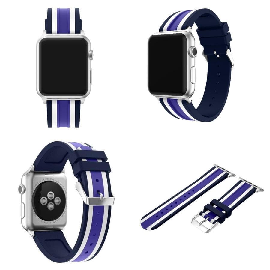 Otter's Athleisure Apple Watch Band blue white purple / 38mm The Ambiguous Otter