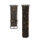 Otter's Exclusive Floral Apple Watch Band black gold brown / 38mm | 40mm The Ambiguous Otter
