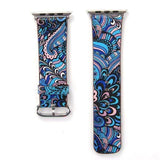 Otter's Exclusive Floral Apple Watch Band blue / 38mm | 40mm The Ambiguous Otter