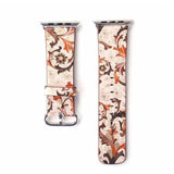 Otter's Exclusive Floral Apple Watch Band pink brown / 38mm | 40mm The Ambiguous Otter