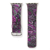 Otter's Exclusive Floral Apple Watch Band purple / 38mm | 40mm The Ambiguous Otter