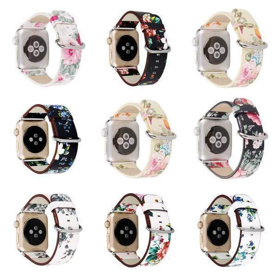 Otter's Exclusive Floral Apple Watch Band The Ambiguous Otter