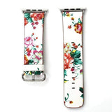 Otter's Exclusive Floral Apple Watch Band white red / 38mm | 40mm The Ambiguous Otter