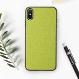 Otter's Fabric Silicone iPhone Case For iPhone X / Green The Ambiguous Otter