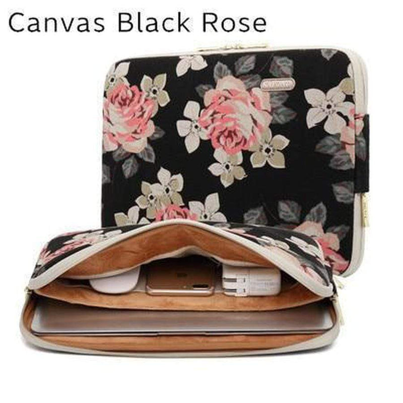Otter's Kayond Canvas Laptop Sleeves Black Rose / 15.6-inch The Ambiguous Otter