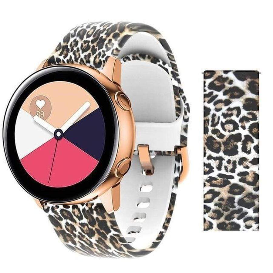 Otter X Samsung Galaxy Silicone Watch Band Leopard / Galaxy Watch Active The Ambiguous Otter