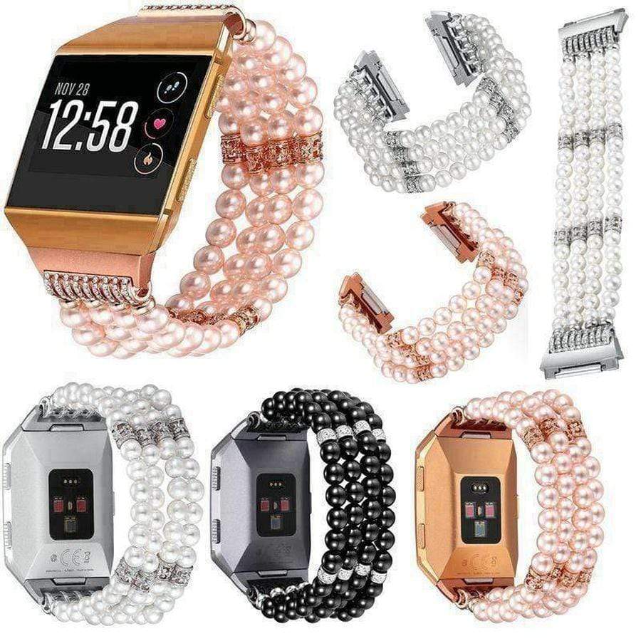 Pearla Fitbit Ionic Elastic Bracelet Band The Ambiguous Otter