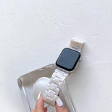 Pearly White Apple Watch Resin Band 38mm | 40mm The Ambiguous Otter