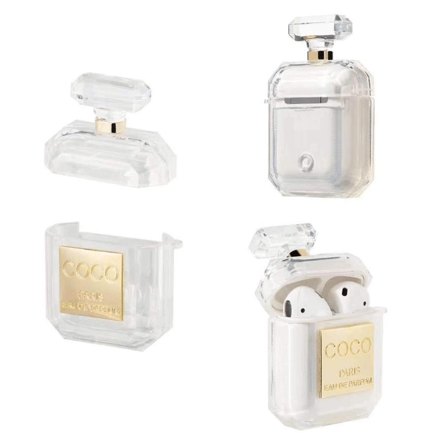 LuvCase Airpod Pro 3 Case - Luxury Transparent Perfume Bottle with Cha –  Luvcase