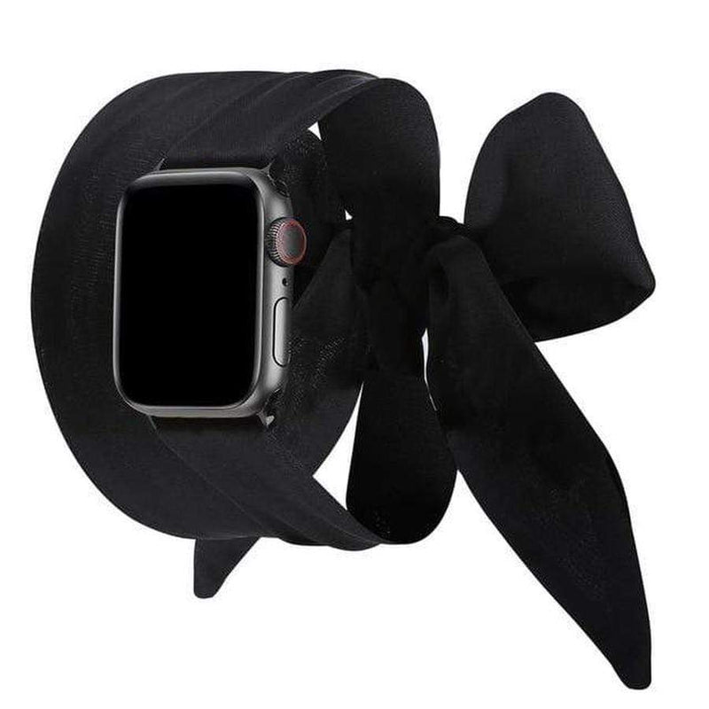 Petunia Ascot Apple Watch Scarf Band Coal / 38mm | 40mm The Ambiguous Otter