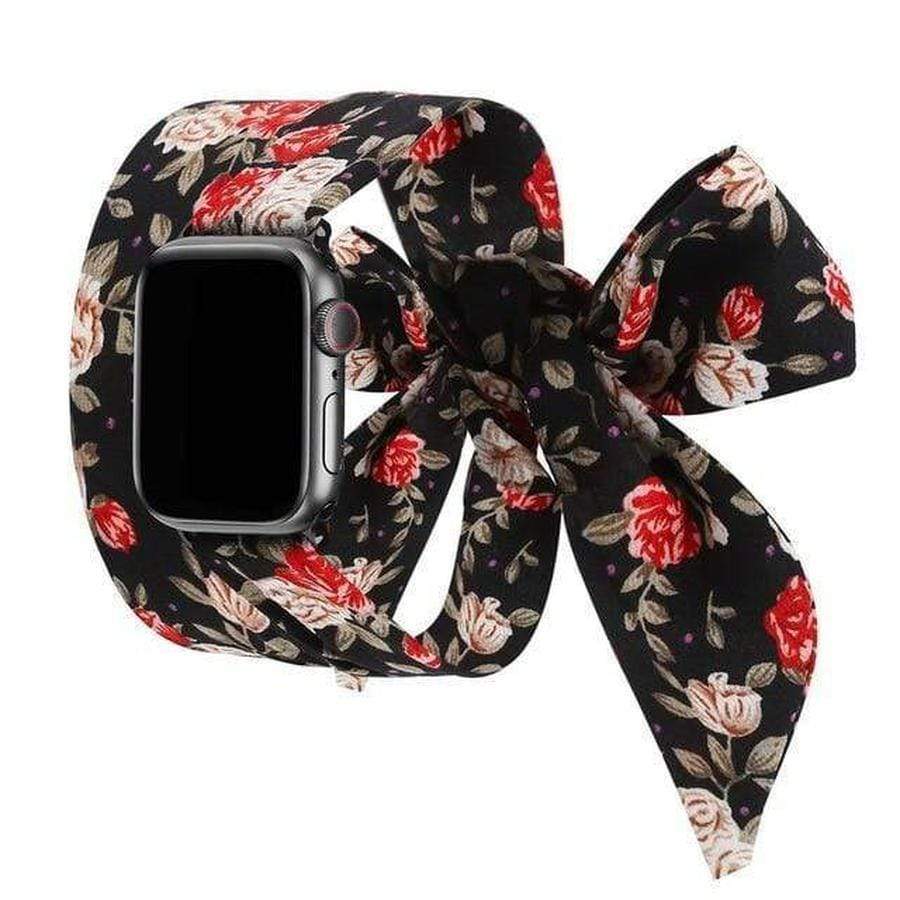 Petunia Ascot Apple Watch Scarf Band Floralicious / 38mm | 40mm The Ambiguous Otter