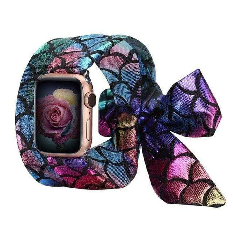 Petunia Ascot Apple Watch Scarf Band Futuristic / 42mm | 44mm The Ambiguous Otter