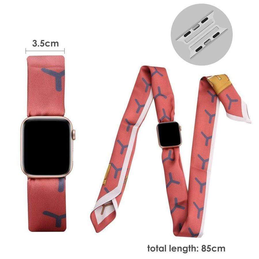 Petunia Ascot Apple Watch Scarf Band The Ambiguous Otter