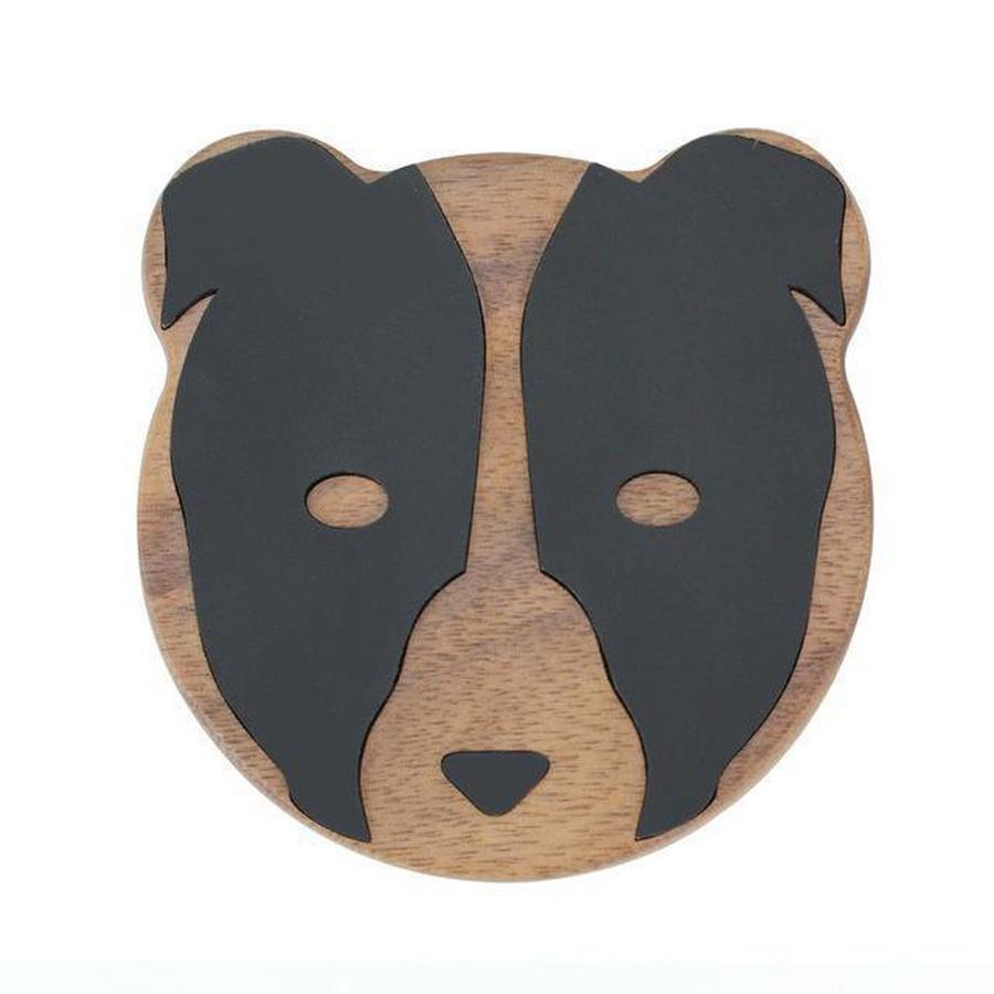 Premium Handmade Wooden Wireless Charging Pad | Animal Series Dog The Ambiguous Otter