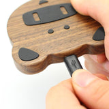 Premium Handmade Wooden Wireless Charging Pad | Animal Series The Ambiguous Otter