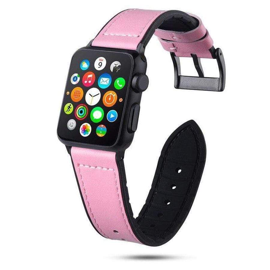 Raven Apple Watch Silicone Leather Band The Ambiguous Otter