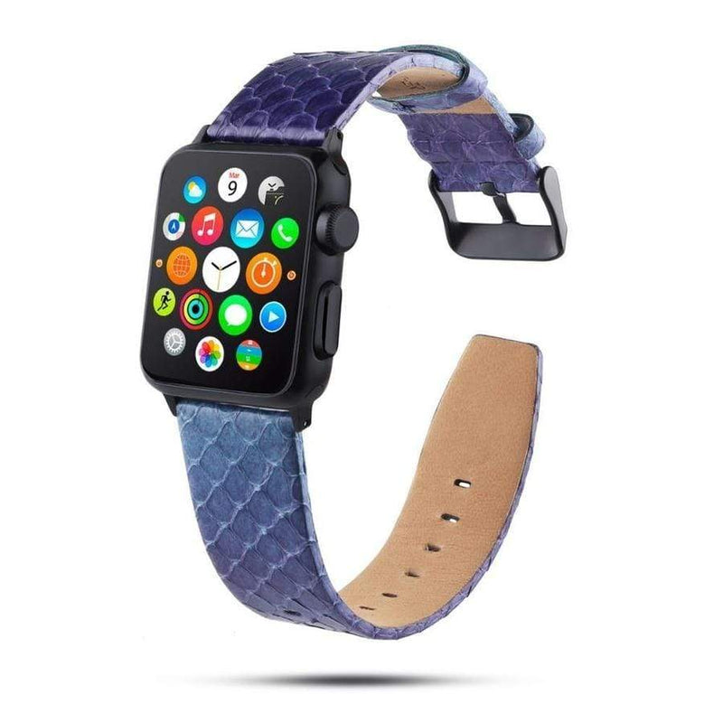 Reptile Party Apple Watch Leather Band The Ambiguous Otter