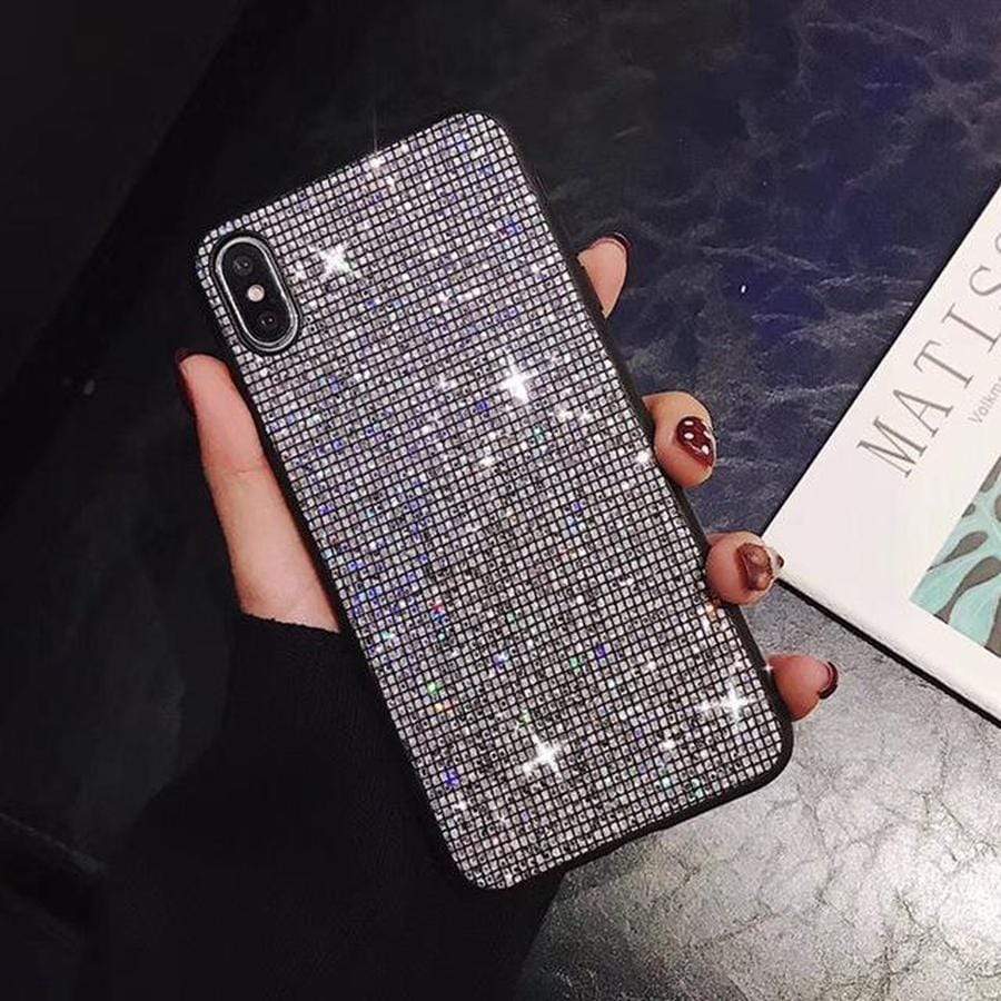 Rhinestone Encrusted iPhone Case Gray / For iPhone 6 6s The Ambiguous Otter