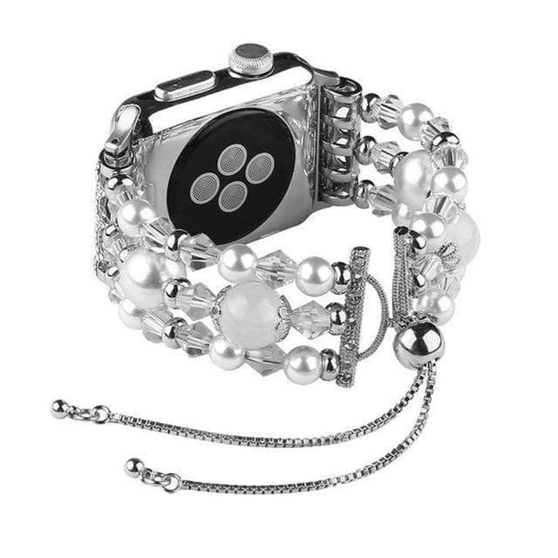 Royal Ball Apple Watch Bracelet Band Crystal White / 38mm | 40mm The Ambiguous Otter