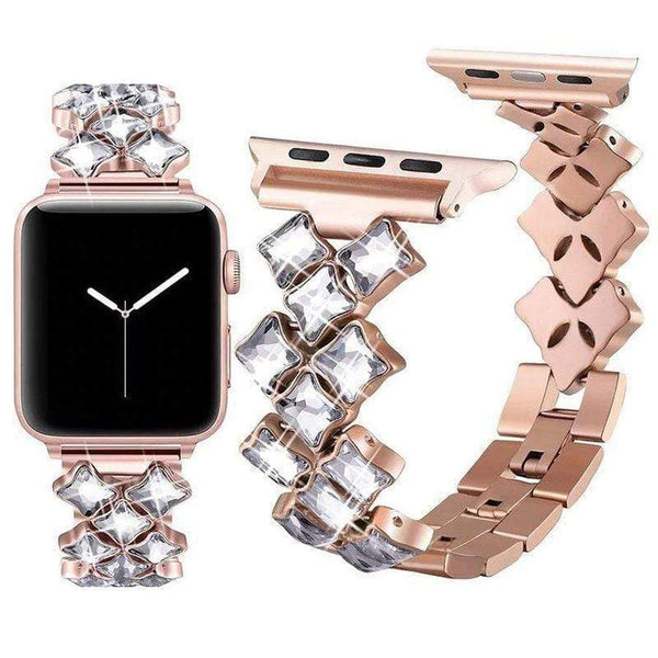 Scarlett Sparkly Crystal Apple Watch Band The Ambiguous Otter