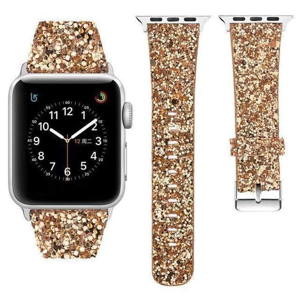 Shimmer Glimmer Apple Watch Glitter Band Gold / 38mm | 40mm The Ambiguous Otter