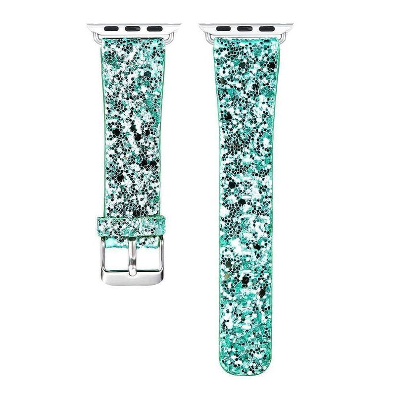 Shimmer Glimmer Apple Watch Glitter Band Green / 38mm | 40mm The Ambiguous Otter
