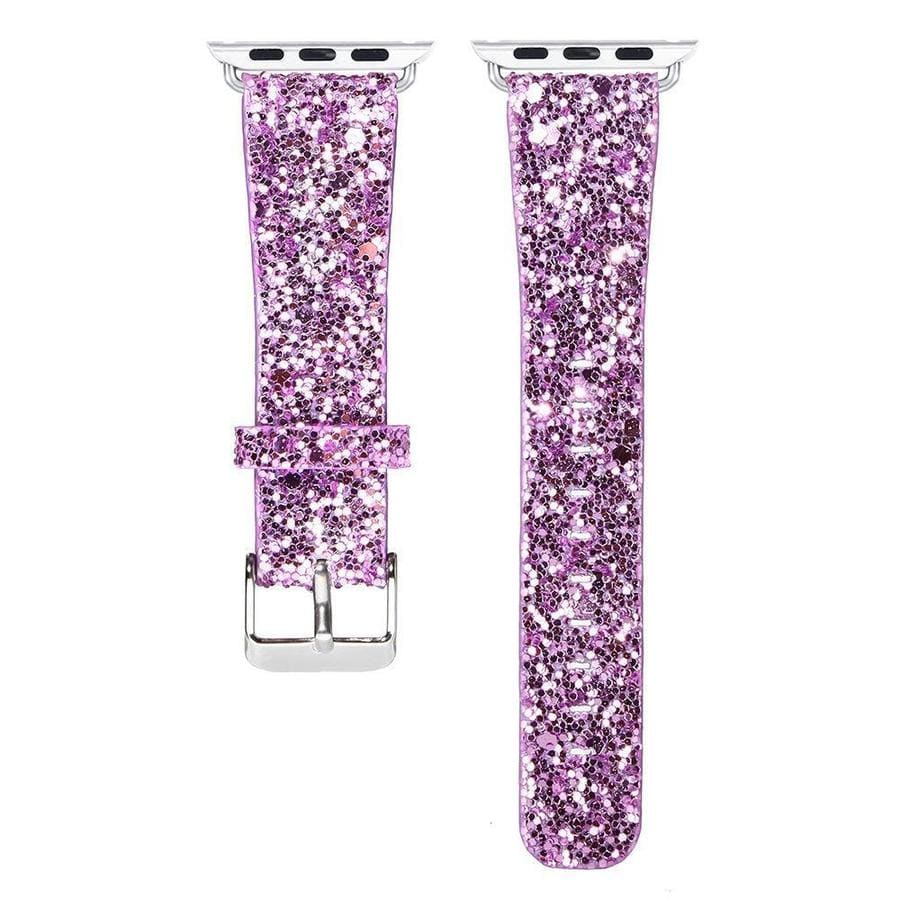 Shimmer Glimmer Apple Watch Glitter Band Light Purple / 38mm | 40mm The Ambiguous Otter