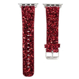 Shimmer Glimmer Apple Watch Glitter Band Red / 38mm | 40mm The Ambiguous Otter