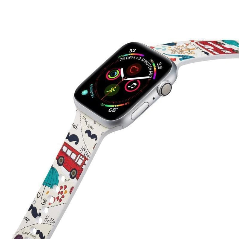 Sliving Apple Watch Silicone Band The Ambiguous Otter