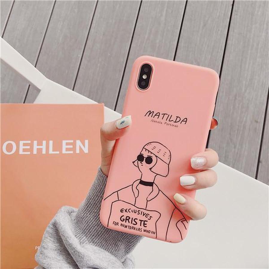 Soft Touch Pastel iPhone Case 5 / For 6Plus 6SPlus The Ambiguous Otter