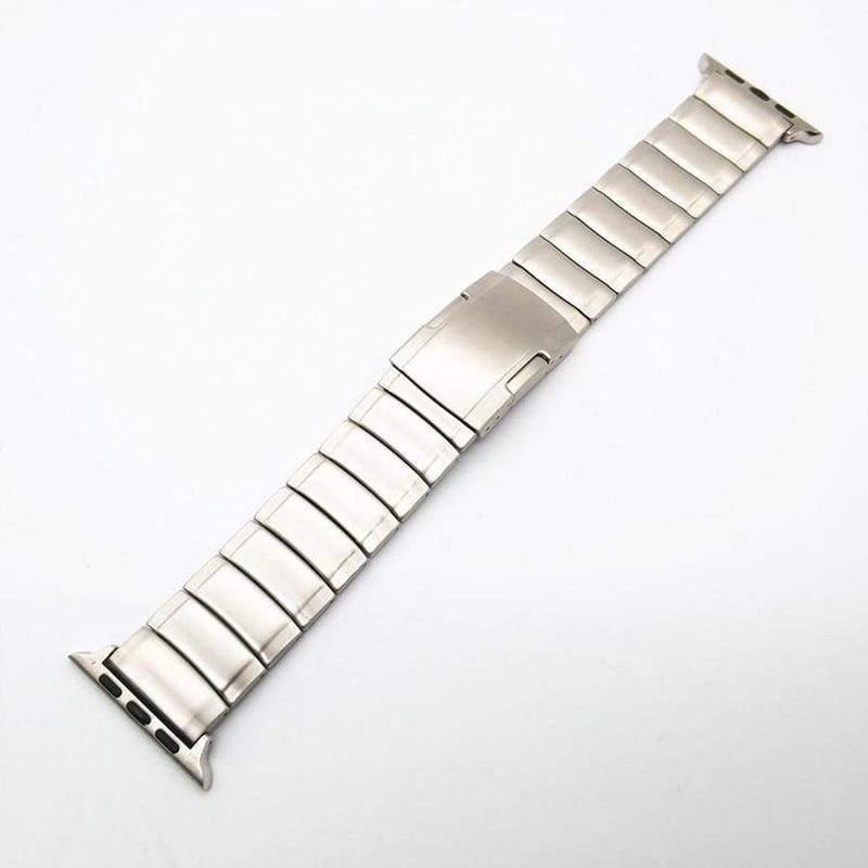 Solid Metal Apple Watch Stainless Steel Band Silver / 40MM The Ambiguous Otter