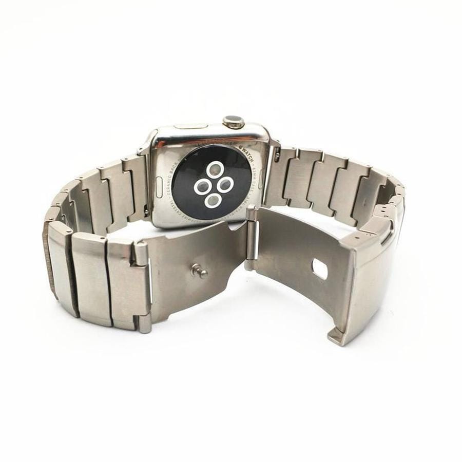 Solid Metal Apple Watch Stainless Steel Band The Ambiguous Otter