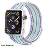 Sport Loop Breathable Apple Watch Band Blue Rainbow / 42mm | 44mm The Ambiguous Otter