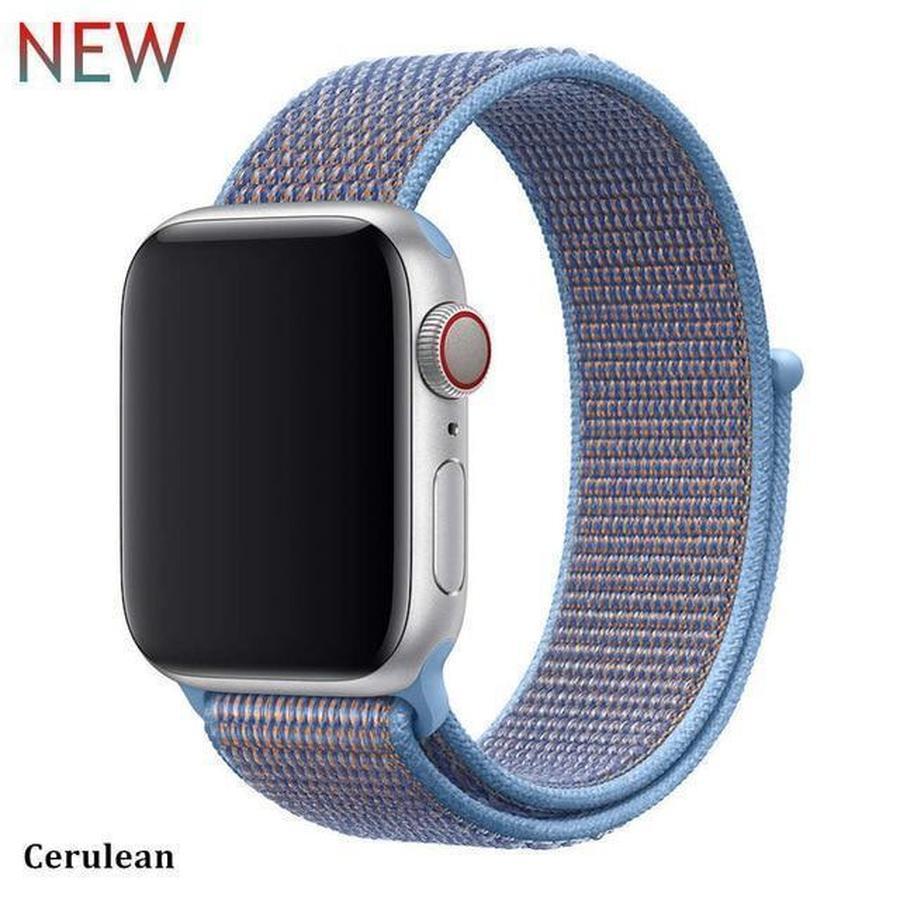 Sport Loop Breathable Apple Watch Band Cerulean / 42mm | 44mm The Ambiguous Otter