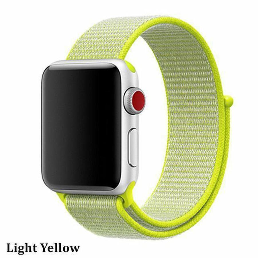 Sport Loop Breathable Apple Watch Band Light Yellow / 42mm | 44mm The Ambiguous Otter