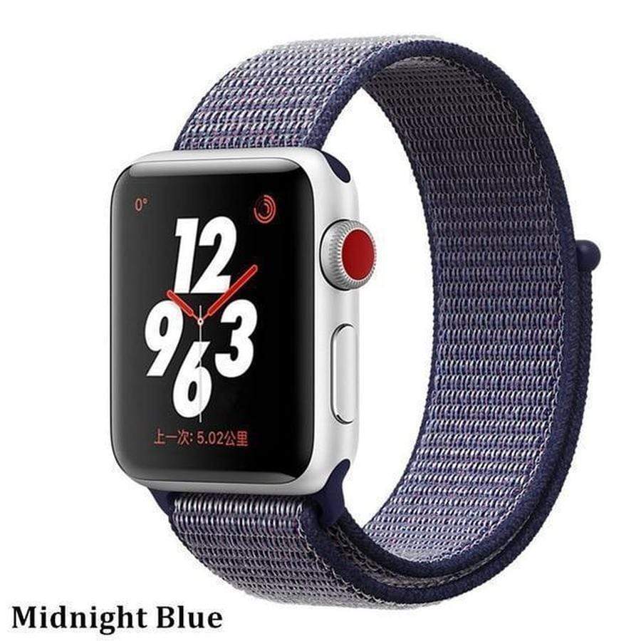 Sport Loop Breathable Apple Watch Band Midnight Blue / 42mm | 44mm The Ambiguous Otter