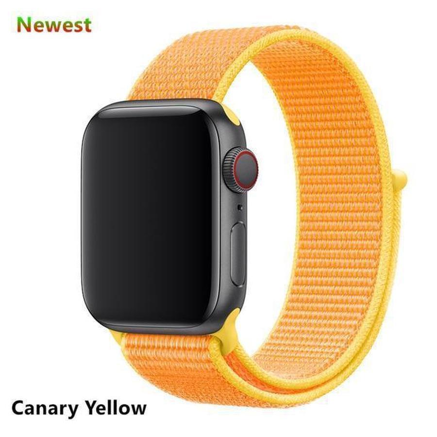 Sport Loop Breathable Apple Watch Band NEW Canary Yellow / 42mm | 44mm The Ambiguous Otter