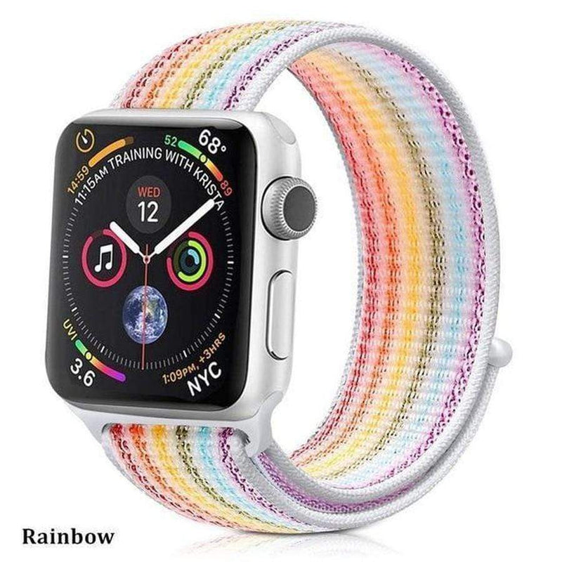 Sport Loop Breathable Apple Watch Band Rainbow / 42mm | 44mm The Ambiguous Otter