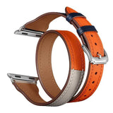Sussex Apple Watch Trio Band Orange Navy Sand / 38mm | 40mm The Ambiguous Otter